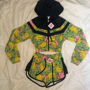 Juicy Couture banana tropical tracksuit set!